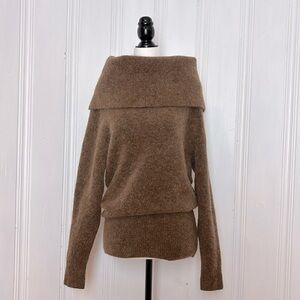 MICHAEL KORS COLLECTION Thick Wool Blend structured Turtleneck